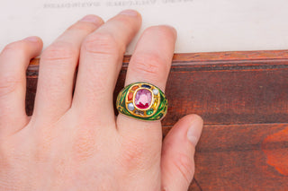 Antique Indian Navaratna Ring