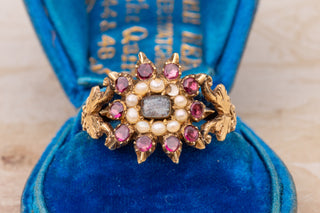 Unusual Georgian Memorial Ring