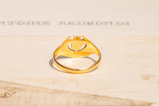 French-Moroccan Gold Military Ring