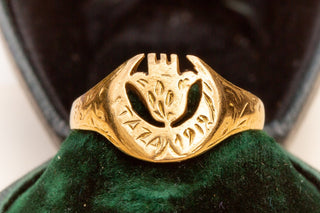 French-Moroccan Gold Military Ring