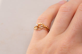 Victorian Diamond Snake Ring