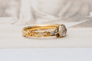 Early Georgian Skull Crystal Ring