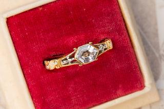 Early Georgian Skull Crystal Ring