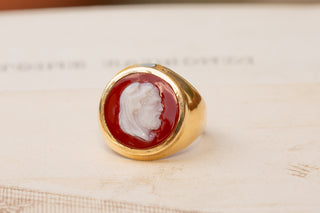 French Hercules Cameo Ring