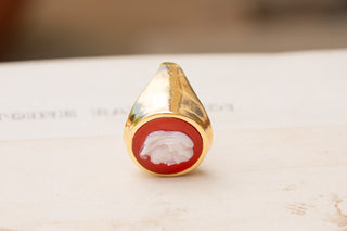 French Hercules Cameo Ring