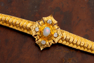 Victorian Opal and Diamond Bracelet