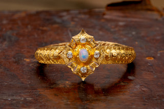 Victorian Opal and Diamond Bracelet