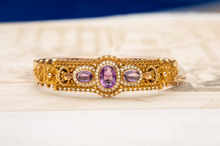 Edwardian Amethyst Bangle