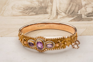 Edwardian Amethyst Bangle