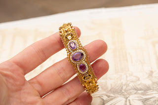 Edwardian Amethyst Bangle