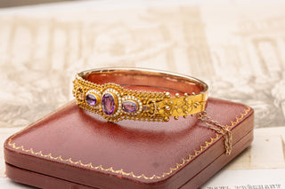 Edwardian Amethyst Bangle