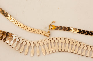 Vintage Italian Fringe Necklace