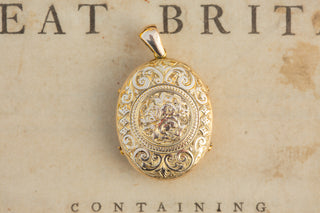 Victorian Gold Hinged Locket