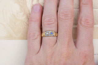 Victorian Sapphire and Diamond Band Ring