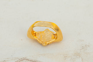 Ancient Javanese Labyrinth Ring