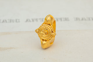 Ancient Javanese Labyrinth Ring