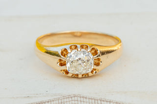 Antique Old Cut Diamond Solitaire