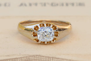 Antique Old Cut Diamond Solitaire