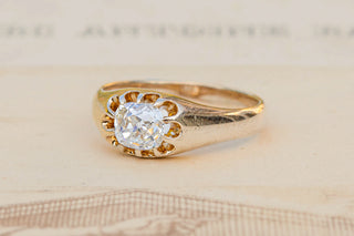 Antique Old Cut Diamond Solitaire