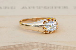 Antique Old Cut Diamond Solitaire