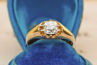 Antique Old Cut Diamond Solitaire