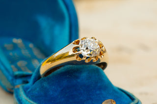 Antique Old Cut Diamond Solitaire