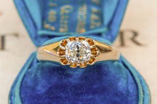 Antique Old Cut Diamond Solitaire