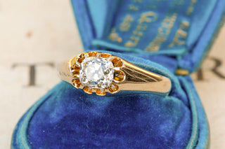 Antique Old Cut Diamond Solitaire