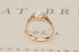 Antique Old Cut Diamond Solitaire