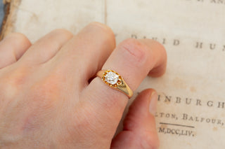 Antique Old Cut Diamond Solitaire