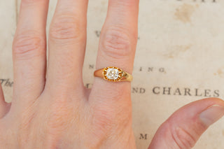 Antique Old Cut Diamond Solitaire