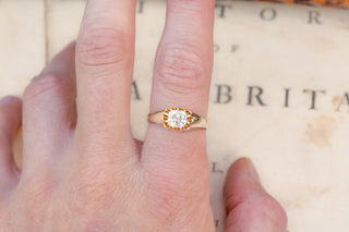 Antique Old Cut Diamond Solitaire