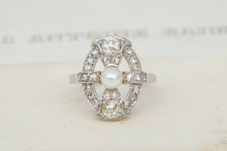 French Art Deco Diamond Ring