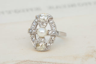 French Art Deco Diamond Ring