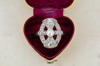 French Art Deco Diamond Ring