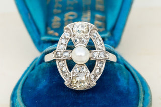 French Art Deco Diamond Ring