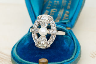 French Art Deco Diamond Ring