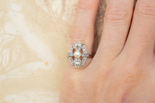 French Art Deco Diamond Ring