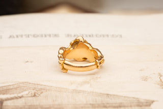 Vintage Erotic Gold Ring