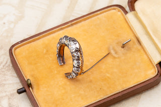 Victorian Crescent Moon Brooch