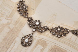 Victorian Rose Cut Diamond Necklace