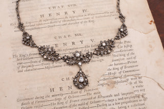 Victorian Rose Cut Diamond Necklace