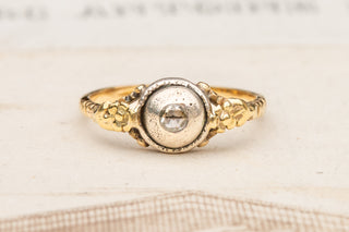 Victorian Rose Cut Solitaire Ring