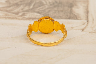 Rare Elizabethan Gold Cupid Ring