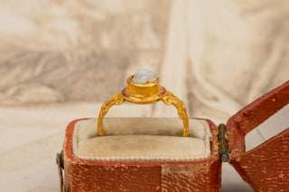 Rare Elizabethan Gold Cupid Ring