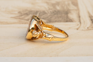 Antique Gold Eros Intaglio Ring