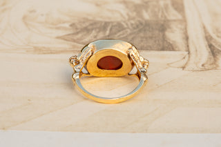 Antique Gold Eros Intaglio Ring