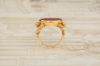 Antique Gold Eros Intaglio Ring