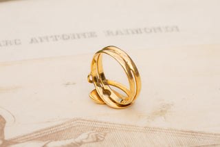 Antique French Gold Snake Ring