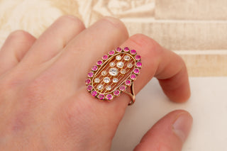 Belle Époque Gold Cluster Ring